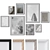 Modern Wall Art Set 3dsMax 3D model small image 1