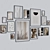 Multiframe Wall Art Set, 3DSMax 3D model small image 2