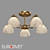 Eurosvet Carissa Ceiling Chandelier 5-Light 3D model small image 1