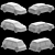 Stylized Low Poly Vehicle Set 3D model small image 5