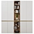 Modular Art Deco Wardrobe 3D model small image 1