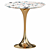 Gold Terrazzo Side Table 20 3D model small image 2