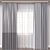 Modern Curtain 3D Models Bundle 3D model small image 1