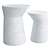 Modern Marble Side Tables Set 3D model small image 2