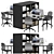 Modern Office Workspace Package 3D model small image 1