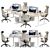 IKEA Office Workplace Bundle 3D model small image 1