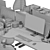 IKEA Office Workplace Bundle 3D model small image 7