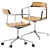 Elegant Vipp452 Swivel Chair 3D model small image 1