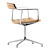 Elegant Vipp452 Swivel Chair 3D model small image 3