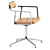 Elegant Vipp452 Swivel Chair 3D model small image 6