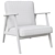 Ekenäset Grey Armchair 3D Model 3D model small image 4