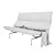 Eames Compact Sofa 35" White 3D model small image 11