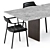 Vipp Modern Chairs & Table 3D model small image 3