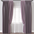 Modern Curtain 3D Model Render 3D model small image 1