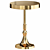 Elegant Stone Pedestal End Table 3D model small image 1