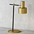 Elegant Brass Table Lamp 3D model small image 2