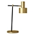 Elegant Brass Table Lamp 3D model small image 3