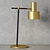 Elegant Brass Table Lamp 3D model small image 4