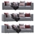 Modern Modular Prostoria Sofa Match 3D model small image 1