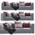 Modern Modular Prostoria Sofa Match 3D model small image 3