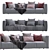 Modern Modular Prostoria Sofa Match 3D model small image 4