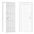 Bravo Metal Entry Door with Mirror Inserts 3D model small image 2