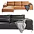 Modern Camille Corner Sofa FENDA 3D model small image 3