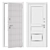 Modern Metal Entry Door Bravo 3D model small image 2