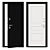 Bravo 11 Metal Entry Door 3D model small image 1