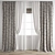 Polygonal Curtain Model Set 3D model small image 1