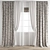 Polygonal Curtain Model Set 3D model small image 4