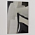 Modern Wall Paintings Collection 3D 3D model small image 1