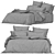 Bianca Barclay Olive Coverlet Set 3D model small image 5