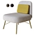 Modern 3D Elba Armchair Model 3D model small image 1