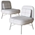 Modern 3D Elba Armchair Model 3D model small image 3