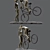 Romantic Cyclist Handmade Statue Art 3D model small image 3