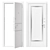 Bravo 16 Metal Entry Door 3D model small image 2