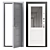 Bravo 18 Entry Metal Door 3D model small image 1