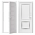 Bravo 18 Entry Metal Door 3D model small image 2