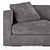 Maddox Slim-Arm Modular Sofa 3D model small image 3