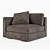Maddox Slim-Arm Modular Sofa 3D model small image 6