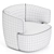 Elain Molteni Armchair: Sleek and Versatile 3D model small image 5