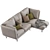 Modern Corner Sofa Topim 18 3D model small image 2