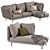 Modern Corner Sofa Topim 18 3D model small image 4