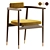 Modern Dining Chair 3D Model 3D model small image 1