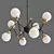 Modern Pendant Chandelier, Large Ø100cm 3D model small image 2