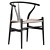 Carl Hansen CH24 Wishbone Chair 3D model small image 2