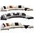 Modern Brera Sofa Design 3D 3D model small image 1