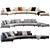 Modern Brera Sofa Design 3D 3D model small image 3