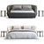Modern Clip Bed 3D Model 3D model small image 3